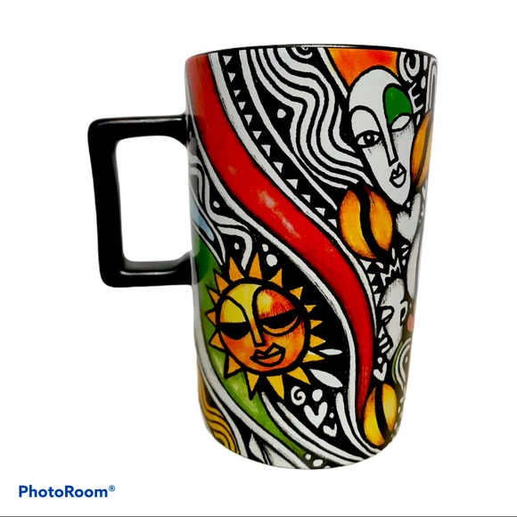 Starbucks 2018 Laolu Senbanjo 12oz 2018 Coffee Mug - Picture 3 of 6
